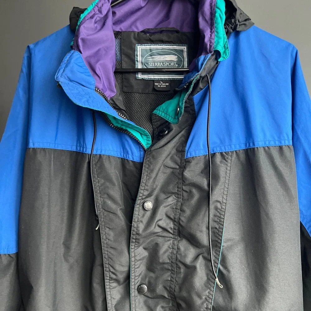 Sierra Sport Women’s Windbreaker Jacket Multicolor Size Large - Picture 5 of 12